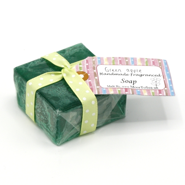 Green Apple Scented Square Soap
