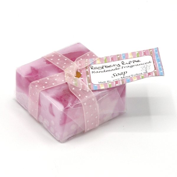 Raspberry Ripple Scented Square Soap
